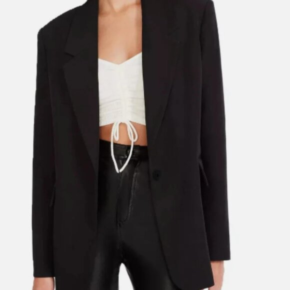 NWT Steve Madden Black Tailored Blazer Jacket Women’s XL - Picture 13 of 16